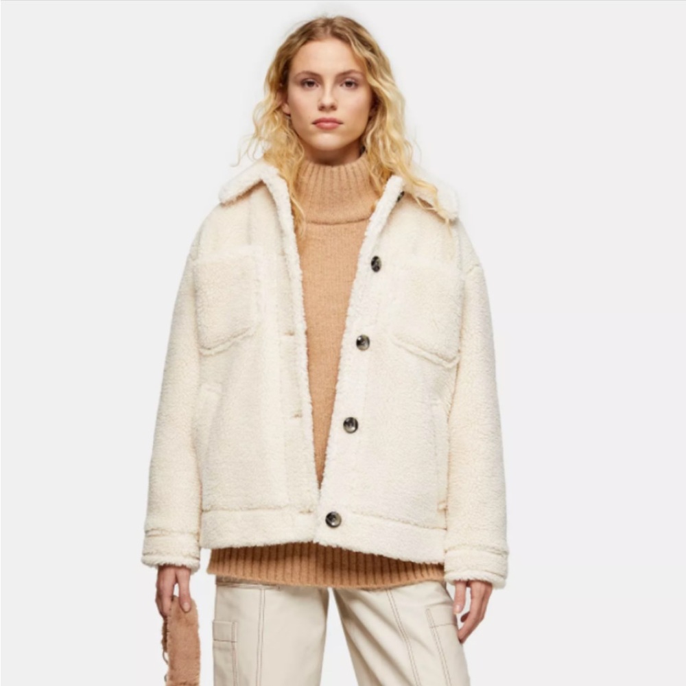 TOPSHOP Teddy Jacket